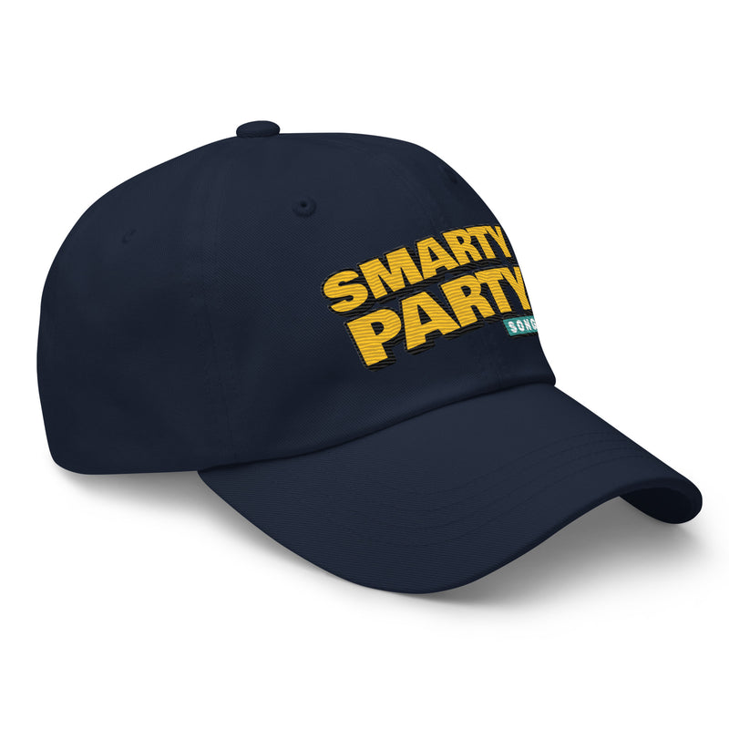 Actual Printful navy embroidered cap mockup